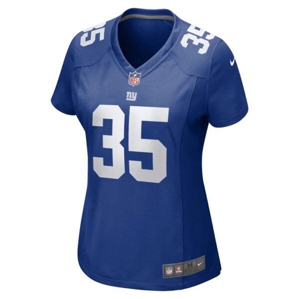 Jashaun Corbin New York Giants Nike Women's Team Game Jersey - Royal