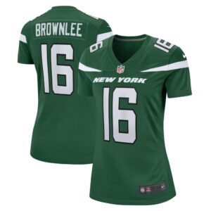 Jason Brownlee New York Jets Nike Women's Game Jersey - Gotham Green