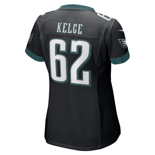 Women's Philadelphia Eagles Jason Kelce Nike Black Player Game Jersey