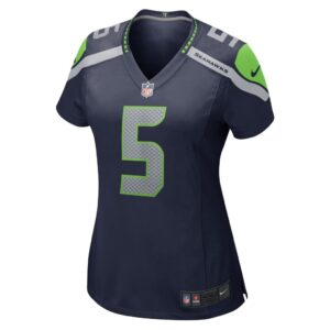 Women's Seattle Seahawks Jason Myers Nike College Navy Game Jersey