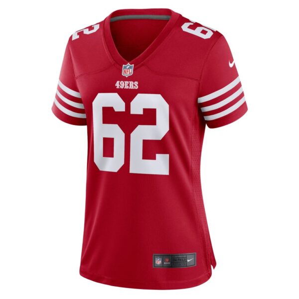 Women's San Francisco 49ers Jason Poe Nike Scarlet Game Player Jersey