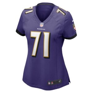 Women's Baltimore Ravens Ja'Wuan James Nike Purple Player Game Jersey