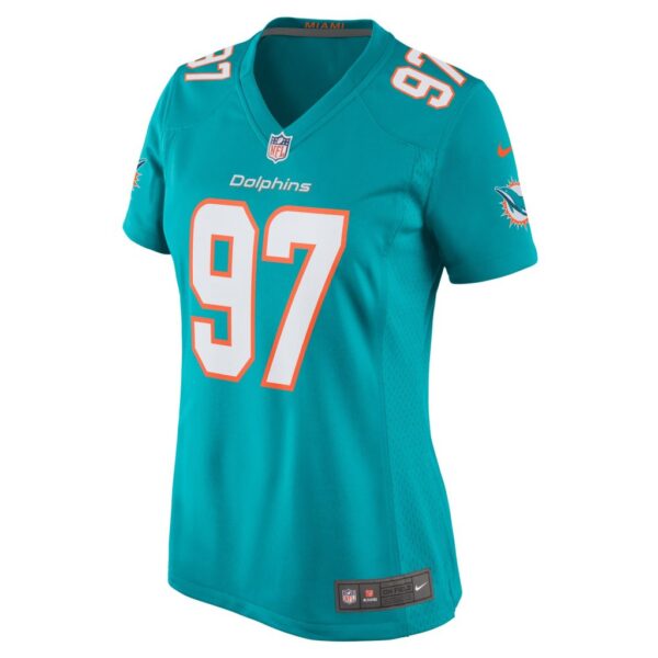 Women's Miami Dolphins Jaylen Twyman Nike Aqua Home Game Player Jersey