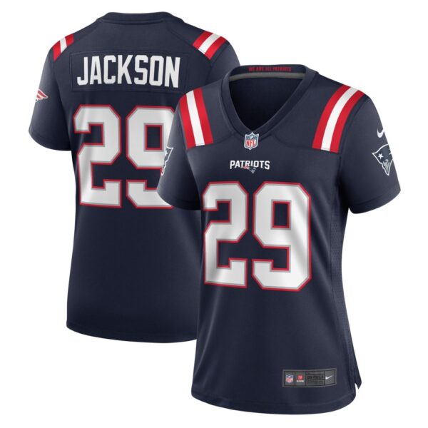 JC Jackson New England Patriots Nike Women's Game Jersey - Navy