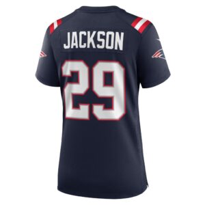 JC Jackson New England Patriots Nike Women's Game Jersey - Navy