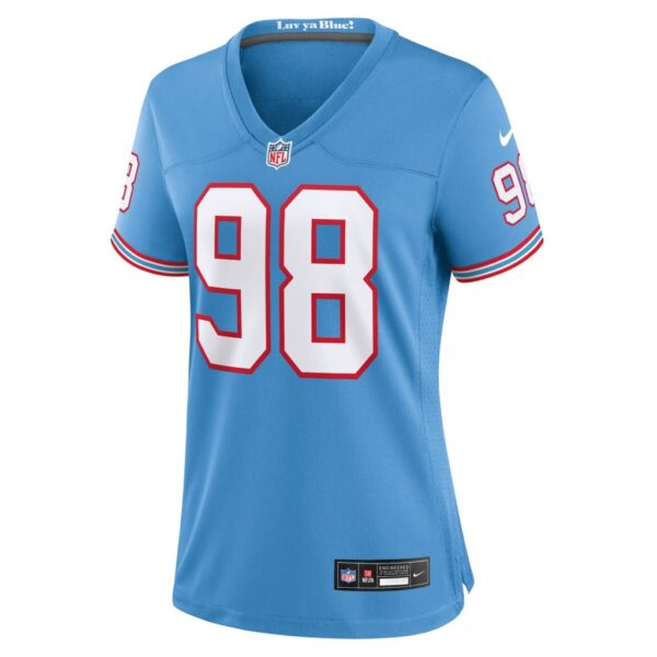 Jeffery Simmons Tennessee Titans Nike Women's Player Jersey - Light Blue