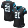 Women's Carolina Panthers Jeremy Chinn Nike Black Game Jersey