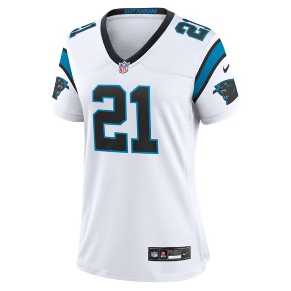 Women's Carolina Panthers Jeremy Chinn Nike White Game Jersey