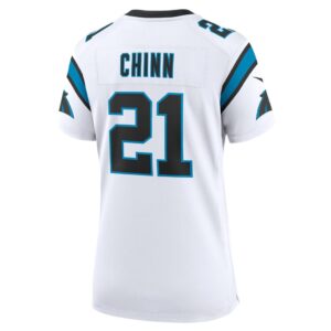 Women's Carolina Panthers Jeremy Chinn Nike White Game Jersey