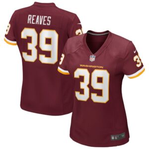 Women's Washington Football Team Jeremy Reaves Nike Burgundy Game Player Jersey