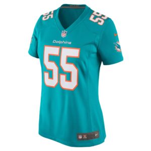 Women's Miami Dolphins Jerome Baker Nike Aqua Game Jersey