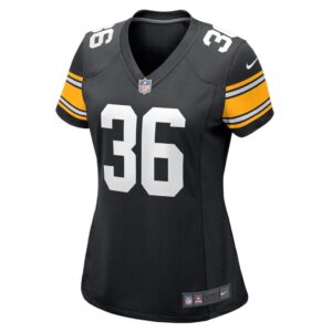 Women's Pittsburgh Steelers Jerome Bettis Nike Black Retired Player Jersey