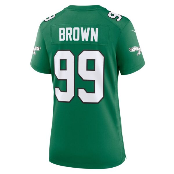 Jerome Brown Philadelphia Eagles Nike Women's Alternate Game Jersey - Kelly Green