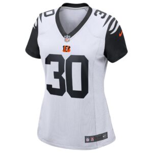 Women's Cincinnati Bengals Jessie Bates III Nike White Alternate Game Jersey