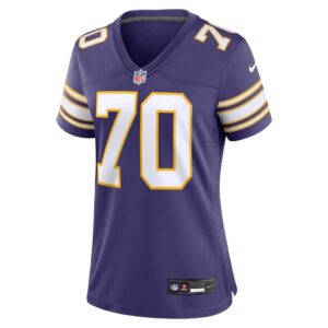 Jim Marshall Minnesota Vikings Nike Women's Classic Retired Player Jersey - Purple