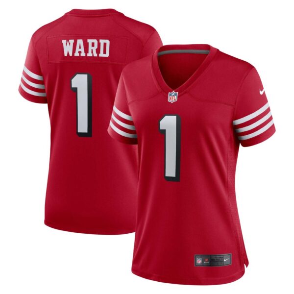 Women's San Francisco 49ers Jimmie Ward Nike Scarlet Alternate Game Jersey