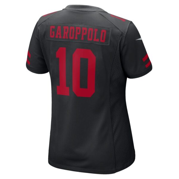 Women's San Francisco 49ers Jimmy Garoppolo Nike Black Super Bowl LIV Game Event Jersey