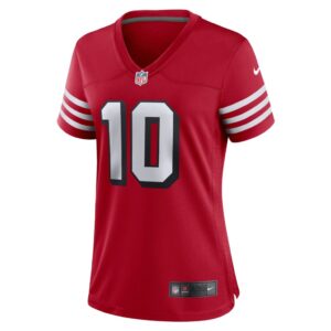 Women's San Francisco 49ers Jimmy Garoppolo Nike Red Alternate Game Jersey