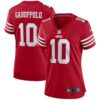 Women's San Francisco 49ers Jimmy Garoppolo Nike Scarlet Player Game Jersey