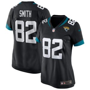 Women's Jacksonville Jaguars Jimmy Smith Nike Black Game Retired Player Jersey