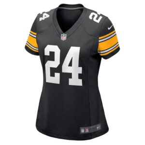 Women's Pittsburgh Steelers Joey Porter Jr. Nike Black Alternate Game Jersey