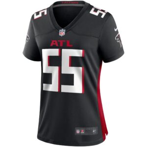 Women's Atlanta Falcons John Abraham Nike Black Game Retired Player Jersey