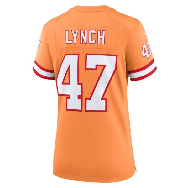 John Lynch Tampa Bay Buccaneers Nike Women's Throwback Game Jersey - Orange