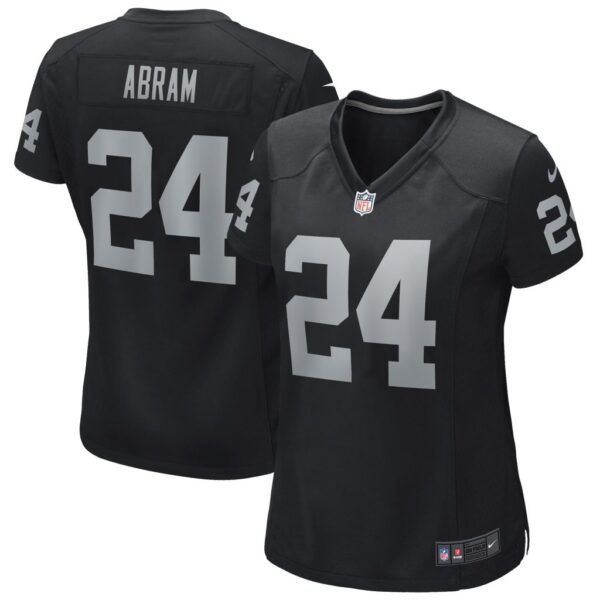 Women's Nike Johnathan Abram Black Las Vegas Raiders Game Jersey