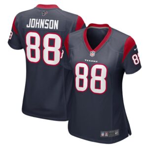 Johnny Johnson Houston Texans Nike Women's Team Game Jersey - Navy