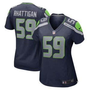 Women's Seattle Seahawks Jon Rhattigan Nike College Navy Game Jersey