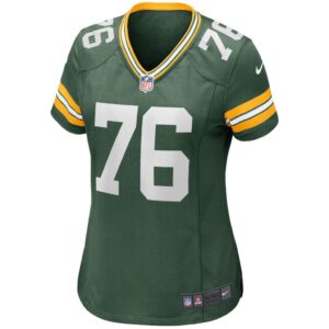 Women's Green Bay Packers Jon Runyan Nike Green Game Jersey