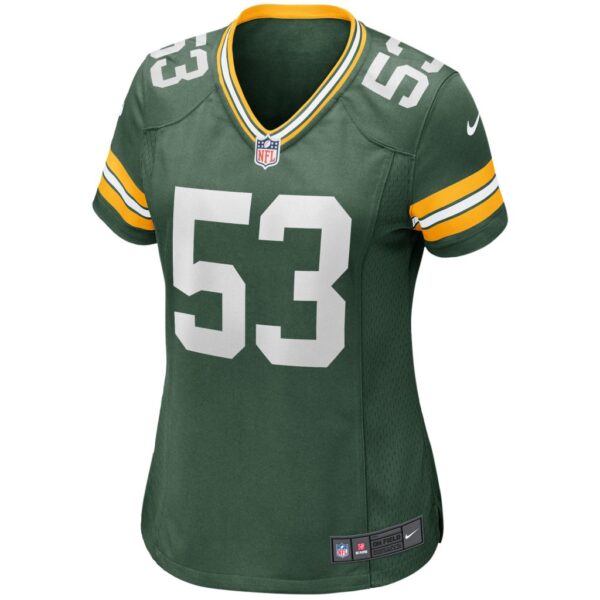 Women's Green Bay Packers Jonathan Garvin Nike Green Game Jersey