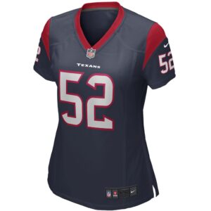 Women's Houston Texans Jonathan Greenard Nike Navy Game Jersey