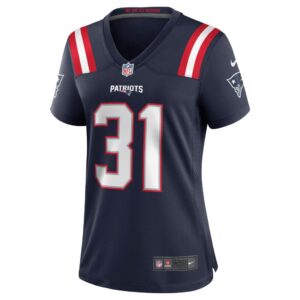 Women's New England Patriots Jonathan Jones Nike Navy Game Jersey