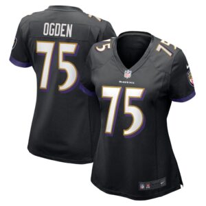 Women's Baltimore Ravens Jonathan Ogden Nike Black Retired Player Jersey