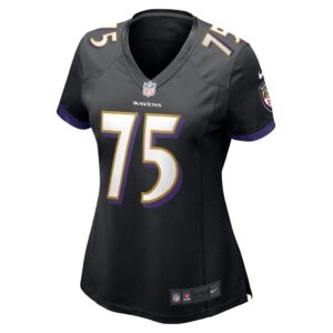 Women's Baltimore Ravens Jonathan Ogden Nike Black Retired Player Jersey