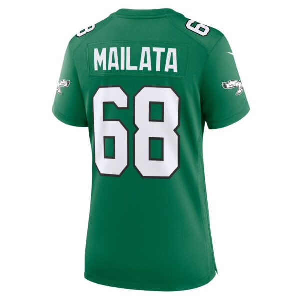 Jordan Mailata Philadelphia Eagles Nike Women's Alternate Game Jersey - Kelly Green