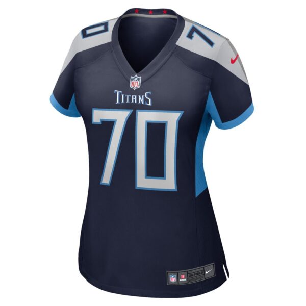 Women's Tennessee Titans Jordan Roos Nike Navy Game Player Jersey