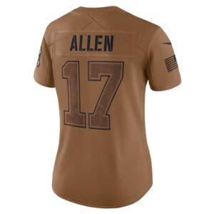 Josh Allen Buffalo Bills Nike Women's 2023 Salute To Service Limited Jersey - Brown