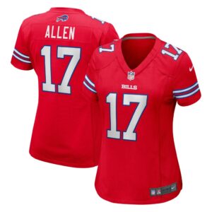 Women's Buffalo Bills Josh Allen Nike Red Alternate Game Jersey