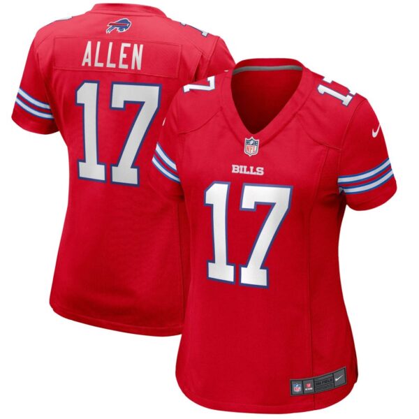 Women's Nike Josh Allen Red Buffalo Bills Alternate Game Jersey