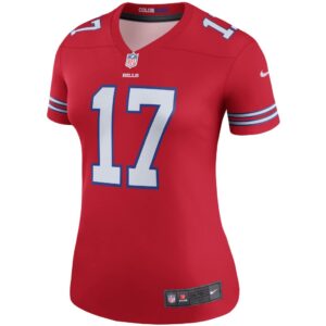 Women's Nike Josh Allen Red Buffalo Bills Color Rush Legend Player Jersey