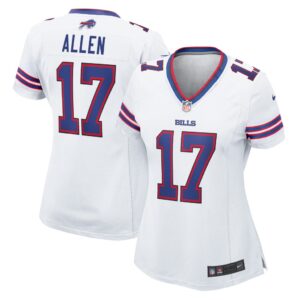 Women's Nike Josh Allen White Buffalo Bills Game Jersey