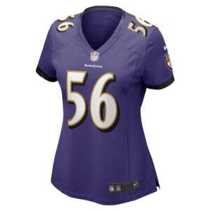 Women's Baltimore Ravens Josh Bynes Nike Purple Game Jersey