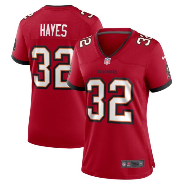 Josh Hayes Tampa Bay Buccaneers Nike Women's Game Jersey - Red