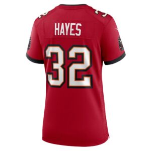 Josh Hayes Tampa Bay Buccaneers Nike Women's Game Jersey - Red