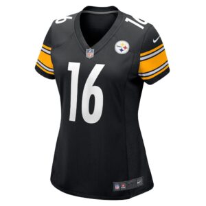 Women's Pittsburgh Steelers Josh Jackson Nike Black Game Player Jersey