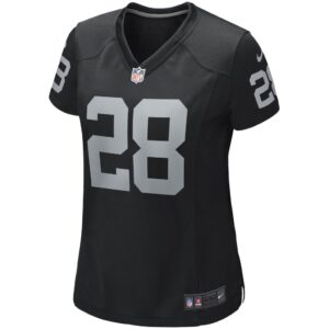 Women's Nike Josh Jacobs Black Las Vegas Raiders Game Player Jersey