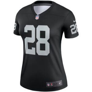 Women's Las Vegas Raiders Josh Jacobs Nike Black Legend Jersey