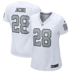 Women's Nike Josh Jacobs White Las Vegas Raiders Alternate Game Player Jersey